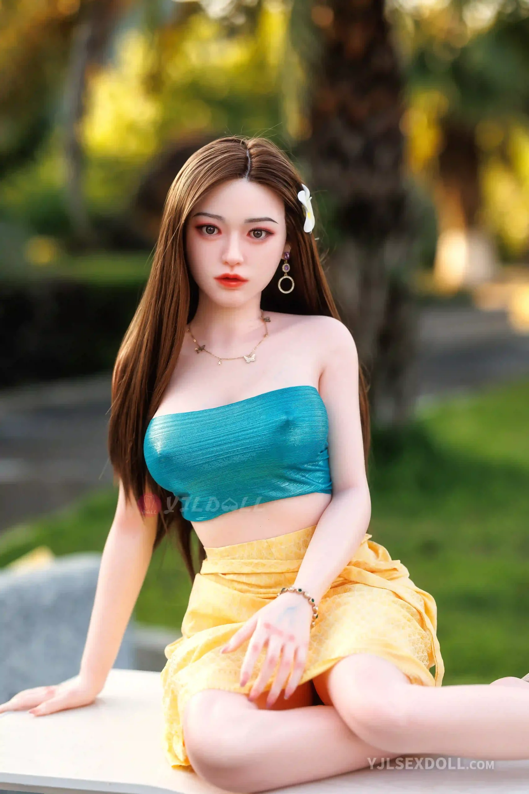 160CM D Cup Full Silicone Sex Doll   Head & Body One Piece